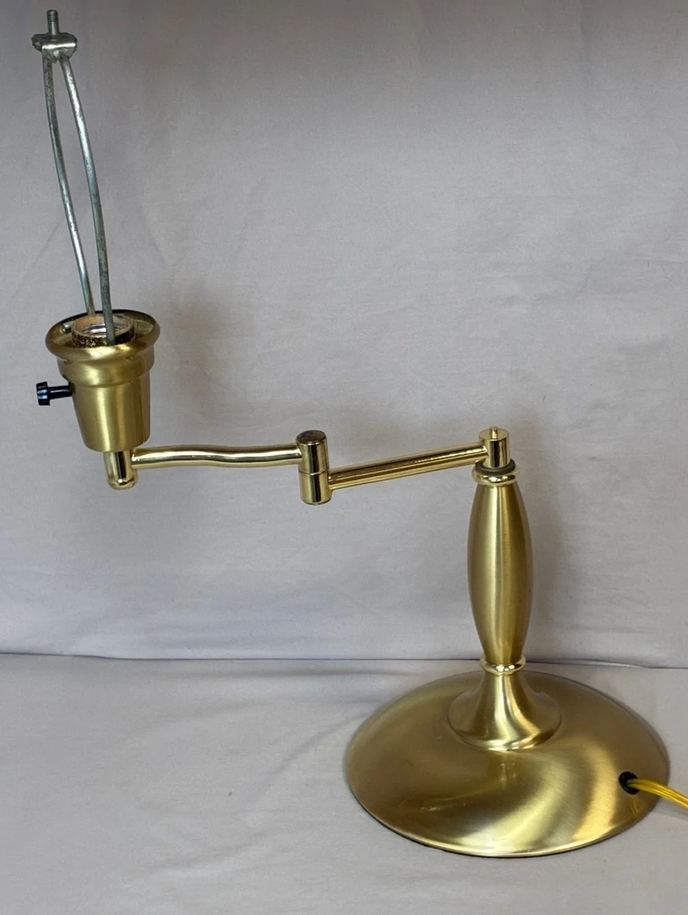 Brass Hampton Bay swing arm lamp